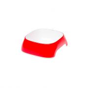 Ferplast Glam XS Red пластиковая миска для собак и кошек, 13 x 12 x 3,5 см, 0,2 л