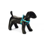 Beeztees Nylon harness Uni шлейка для собак, бирюзовая, 46-75 см × 20 мм