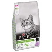 Pro Plan Sterilised cухой корм для стерилизованных кошек и кастрированных котов с индейкой (целый мешок 10 кг)