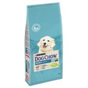 Dog Chow корм для щенков всех пород до 1 года с ягненком (целый мешок 14 кг)