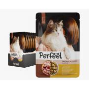 Perfeel, влажный корм для кошек, мясное ассорти в соусе, 75 гр.