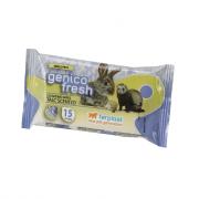 Ferplast Genico Fresh Talc очищающие салфетки для грызунов, 15 шт