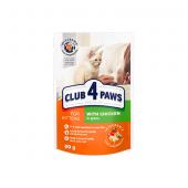 Club 4 paws для котят с курицей в соусе, 80 г