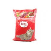 Мяу сухой корм для взрослых кошек с карасем (целый мешок 11 кг)