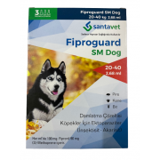 Fiproguard капли от блох, клещей и власоедов для собак весом 20-40 кг, одна пипетка 2,68 мл
