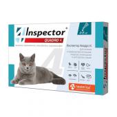 Inspector капли на холку от внешних и внутренних паразитов для кошек от 4 до 8 кг