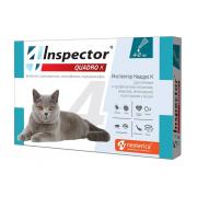 Inspector капли на холку от внешних и внутренних паразитов для кошек от 4 до 8 кг