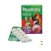 Празитабс таблетки антигельминтик для кошек и собак с ароматом мяса 10 таб.