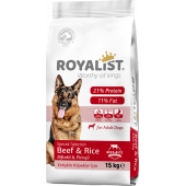 Royalist полнорационный сухой корм для взрослых собак всех пород, с телятиной и рисом (на развес)