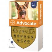 Advocate для собак от 25 до 40 кг эндоэктоцид 1 пипетка 4,0 мл