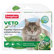 Beaphar Veto Pure биокапли от паразитов для кошек, 1 пипетка