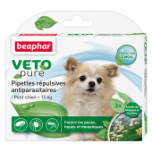 Beaphar Veto Pure биокапли от паразитов для собак мелких пород, 1 пипетка
