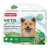 Beaphar Veto Pure биокапли от паразитов для собак мелких пород, 1 пипетка