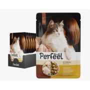 Perfeel, влажный корм для кошек, со вкусом курицы в соусе, 75 гр