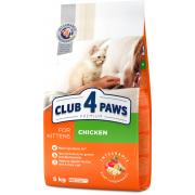 Club 4 paws сухой корм для котят с курицей (целый мешок 5 кг)