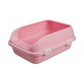 JoyPet открытый туалет для кошек розовый 58 × 42 × 24 см