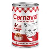 Carnaval Premium Adult Cat With Lamb консервы для взрослых кошек с ягненком в соусе премиум класса 400 г