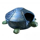 Черепаха домик-лежанка для мелких пород собак и кошек 55 × 55 × 30  (цвет синий)