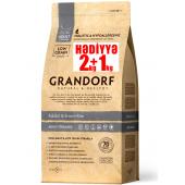Grandorf Holistic & Hypoallergenic Sterilised сухой корм для взрослых стерилизованных или пожилых кошек c кроликом и рисом от 1 года 2 кг +1 кг подарок