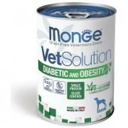 Monge VetSolution Dog Diabetic and Obesity ветеринарная диета для собак при сахарном диабете и лишнем весе 400 г