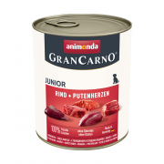 Gran Carno Junior с говядиной и сердцем индейки для щенков 800 г