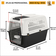 Ferplast Atlas 60 Professional переноска для больших собак, 61×91×68 см