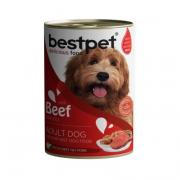 Bestpet With Beef влажный корм с говядиной в соусе для взрослых собак 400 г