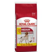 Royal Canin Medium Adult сухой корм для собак средних пород с 12 месяцев до 7 лет (целый мешок 15+3 кг)