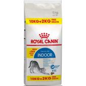 Royal Canin Indoor для котов от 1 до 7 лет живущих в помещении , (целый мешок 10+2 кг)