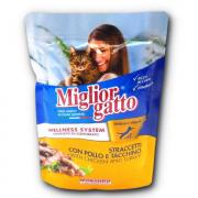 Miglior gatto влажный корм для кошек с курицей и индейкой, 100 гр