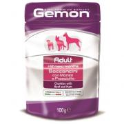 Gemon adult dog pouches chunkies beef & ham Влажный корм для взрослых собак со вкусом говядины и ветчины 100 г
