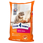 Club 4 paws сухой корм для взрослых кошек с мясом (на развес)