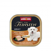 Vom Feinsten Adult, паштет для взрослых собак с говядиной йогуртом и овсяными хлопьями, 150 г