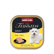 Vom Feinsten консервы для взрослых собак с индейкой и сыром 150 г