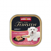Vom Feinsten консервы для взрослых собак с индейкой и ветчиной желе в паштете, 150 г
