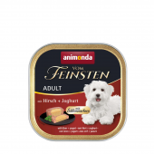 Vom Feinsten консервы для взрослых собак с олениной и йогуртом, 150 гр