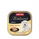 Vom Feinsten Adult, паштет для взрослых собак с говядиной и картофелем, 150 гр