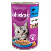 Whiskas Влажный корм для кошек с тунцом в желе 400 гр