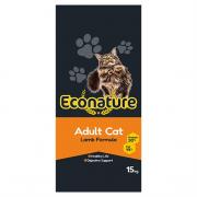 Econature полноценный сухой корм для взрослых кошек с ягненком (на развес)