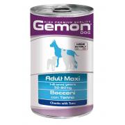 Gemon Adult Maxi Tuna полнорационный корм с кусочками на основе тунца, для взрослых собак крупных пород, высокого премиального класса 1250 гр