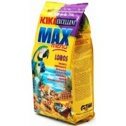 KIKI MAX зерновой витаминизированный корм для крупных попугаев, 400 г