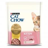 Cat Chow корм для котят с высоким содержанием домашней птицы 400 г