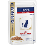 Royal Canin Renal Диета для взрослых кошек с хронической почечной недостаточностью с говядиной, 85 г