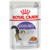 Royal Canin Sterilised влажный корм для стерилизованных кошек в желе, 85 г