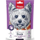Wanpy Duck Jerky & Rawhide Wraps лакоство для собак вяленая утка из сыромятной кожи 100 г