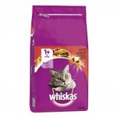 Whiskas сухой корм для кошек от 1 года с говядиной 3,8 кг