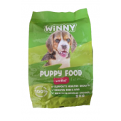 Winny Puppy Food сухой корм для щенков всех пород с говядиной, 2 кг