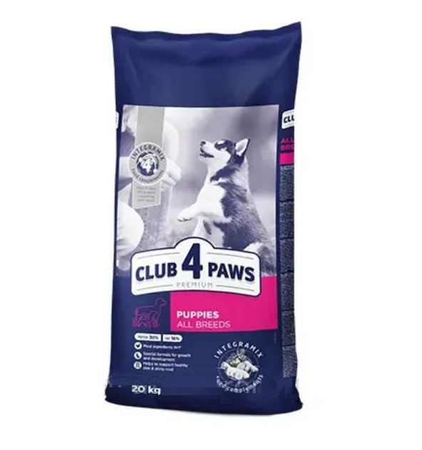 1010074 Club 4 Paws сухой корм для щенков всех пород (на развес) — изображение 1