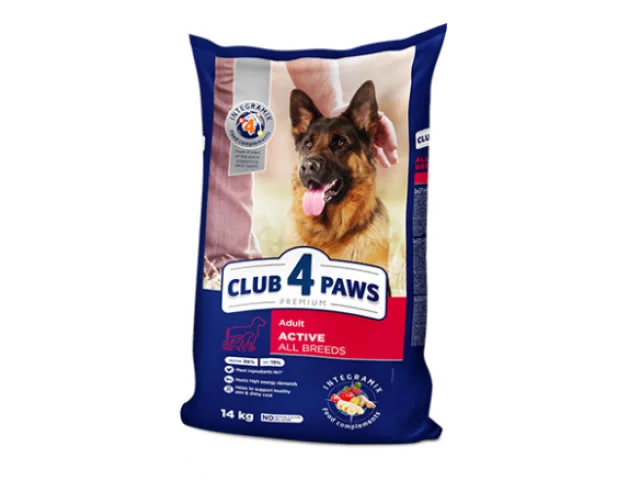 1010077 Club 4 Paws yetkin aktiv itlər üçün quru yem (toplu) - Şəkil 1