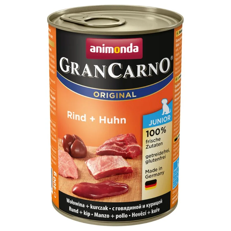 1020108 Gran Carno Junior для щенков с говядиной и курицей 800 гр — изображение 1